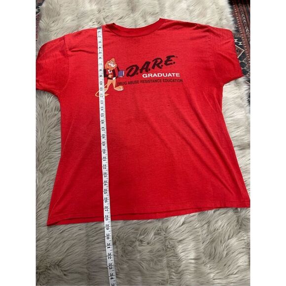 Vintage Red Dare Graduate Tee Shirt - Picture 5 of 6
